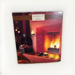 Vintage Campfire Popcorn Popper Metal Star Vent Pan w/ Long Wood Handle 26"